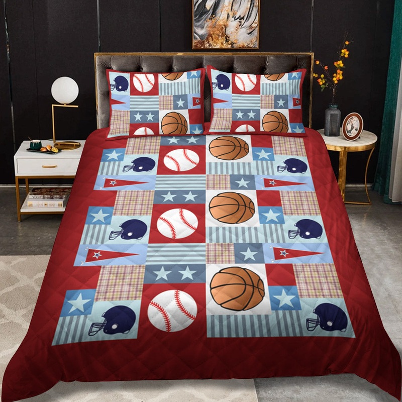 Sports CLM0210223B Quilt Bedding Set
