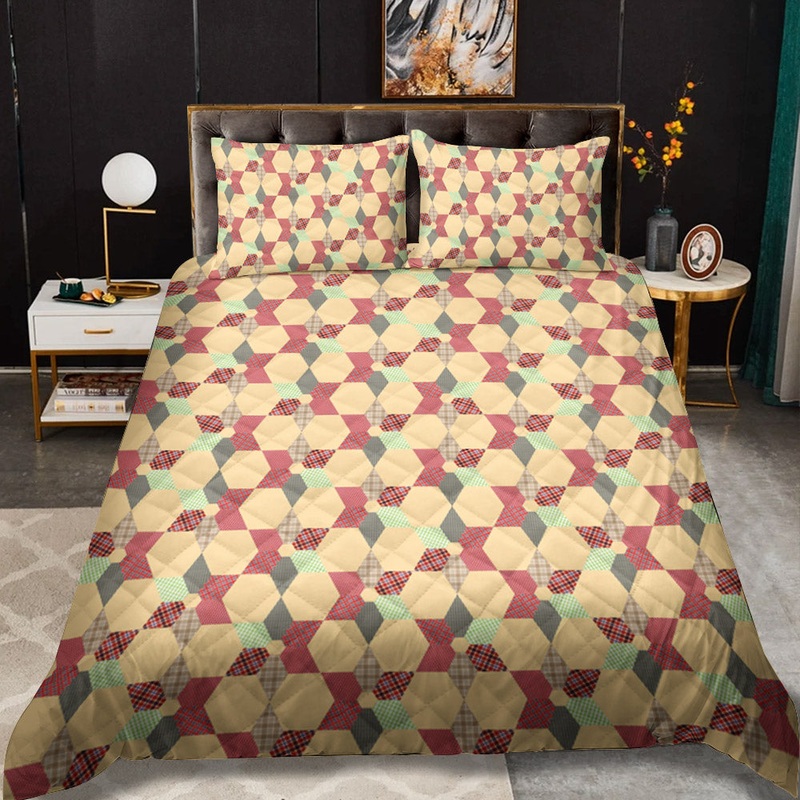 Star Patchwork CLA0411462B Quilt Bedding Set
