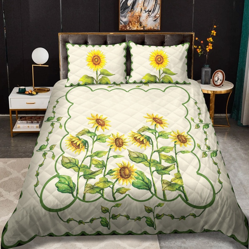 Sunflower CLA2809415B Quilt Bedding Set