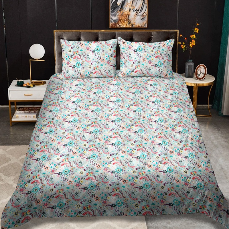 Tale Penny Lane Retro Floral CLA0411477B Quilt Bedding Set