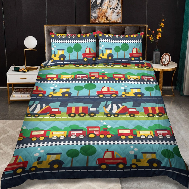 Train CLA20121863B Quilt Bedding Set