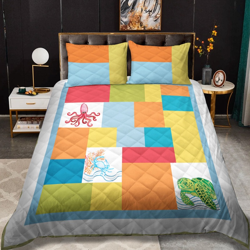 Tropic Escape CLA0411507B Quilt Bedding Set