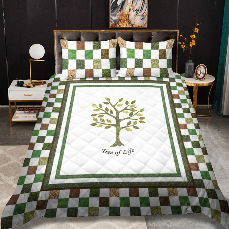 Vintage Tree Of Life CLM0411415B Quilt Bedding Set