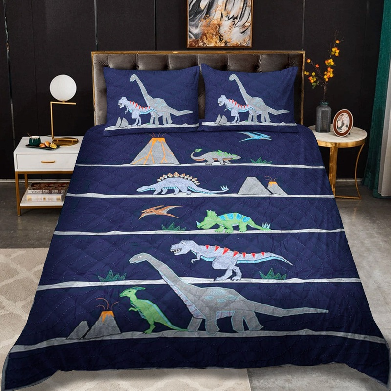 Warren Dinosaur CLH0510373B Quilt Bedding Set