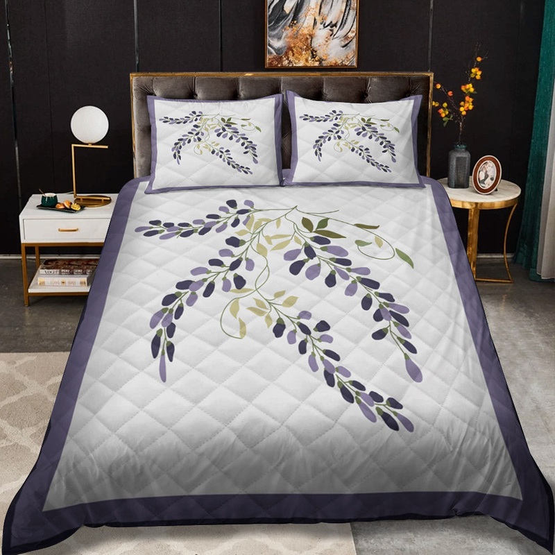 Wisteria Garden CLA0510483B Quilt Bedding Set