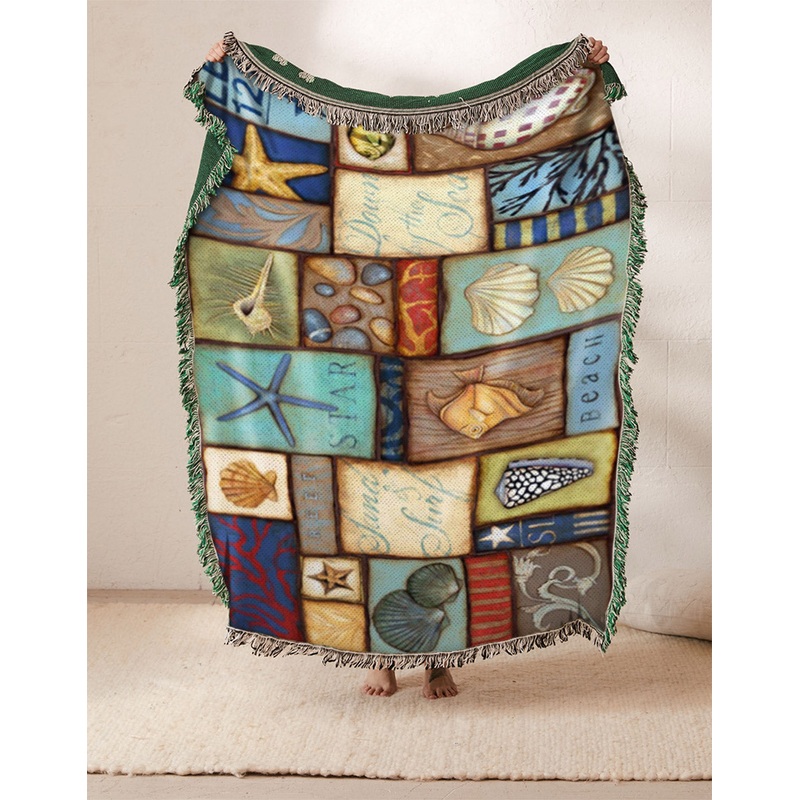 Beach HN041015S Throw Blankets For Sofa