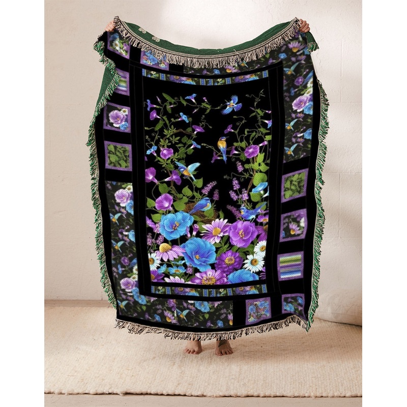 Bird And Flower BT111013S Throw Blankets For Sofa