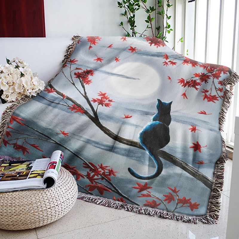 Cat TT0810016S Throw Blankets For Sofa