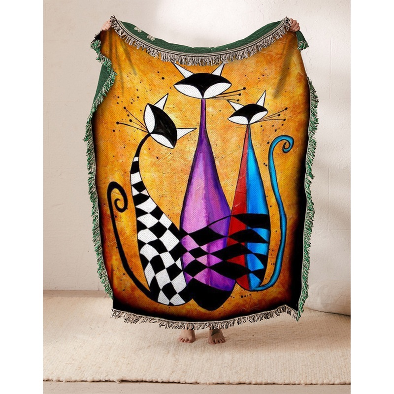 Cats HN300948S Throw Blankets For Sofa