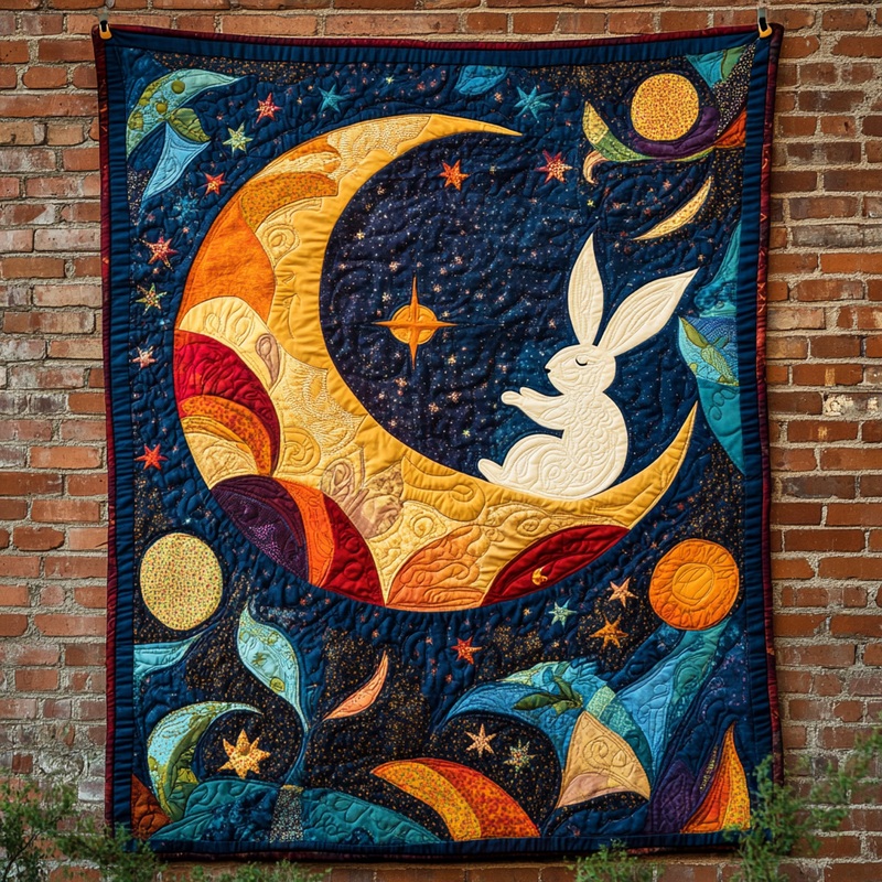 Celestial Bunny DAI301224118 Quilt Blanket