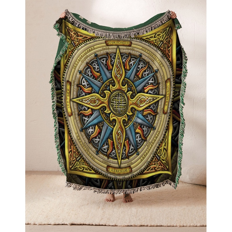 Celtic Compass HN041031S Throw Blankets For Sofa