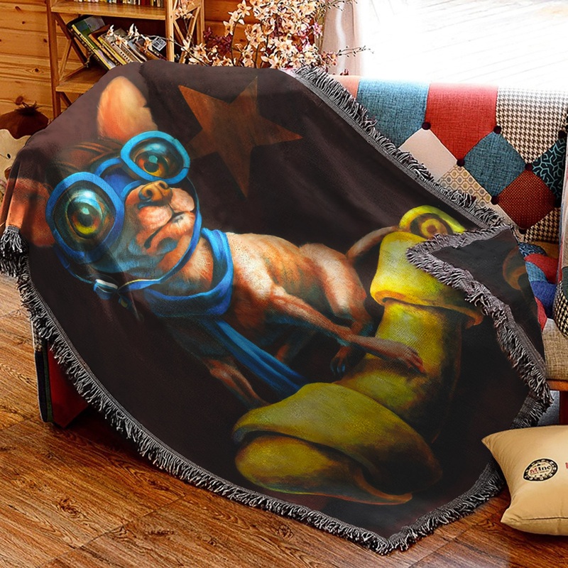 Chihuahua HT2609039S Throw Blankets For Sofa