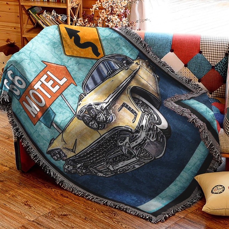 Classic Car HT2609046S Throw Blankets For Sofa