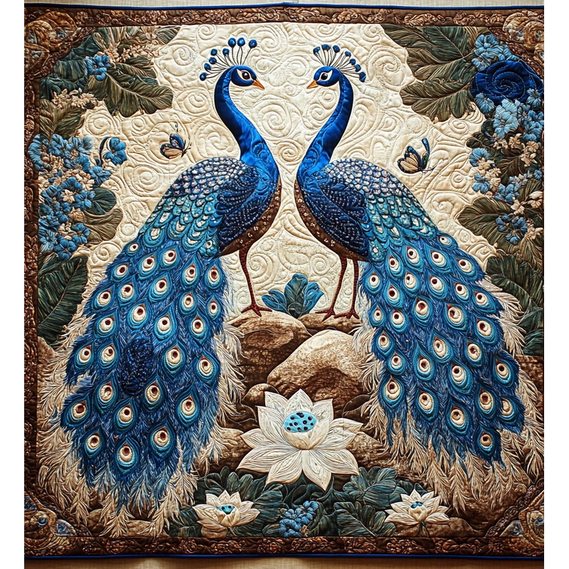 Peacock DAI301224109 Quilt Blanket