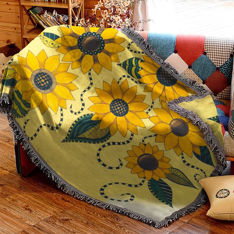 Sunflower HM2709107S Throw Blankets For Sofa