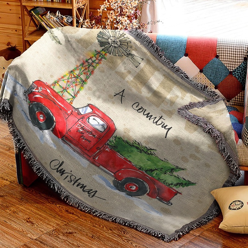Country Christmas HT2510047S Throw Blankets For Sofa