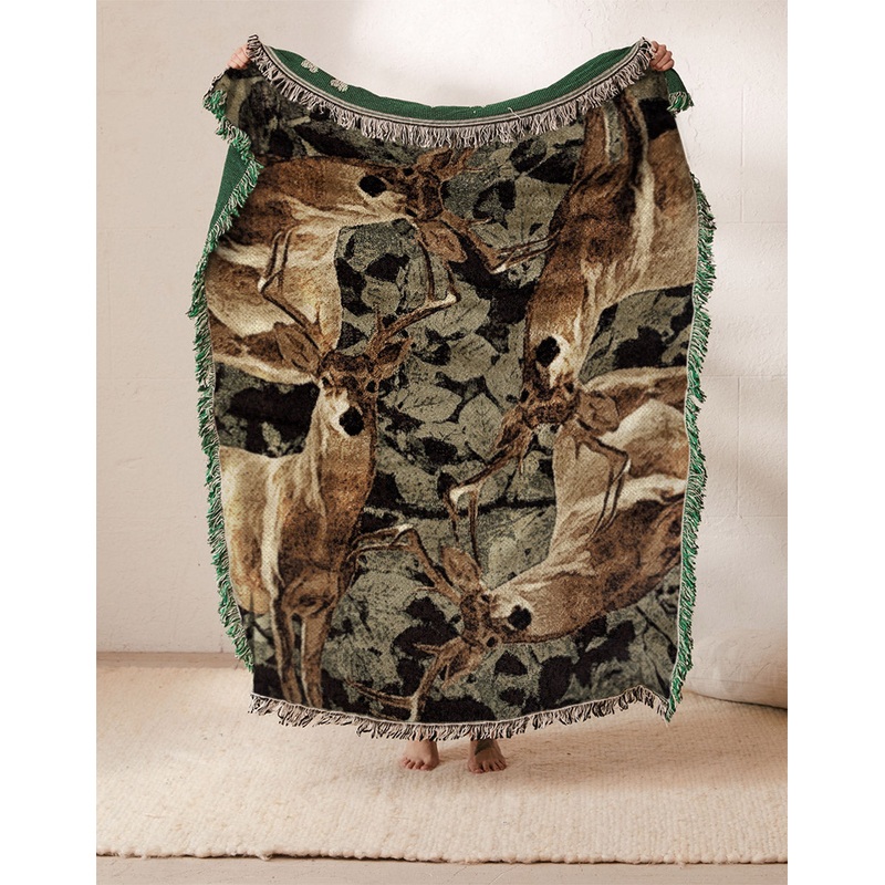 Deer BT021071S Throw Blankets For Sofa