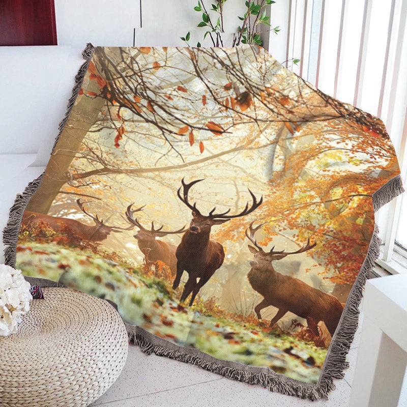 Deer VD250939S Throw Blankets For Sofa