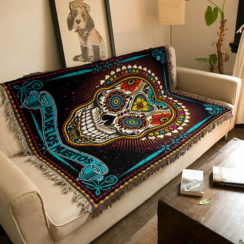 Dia De Muertos DV031089S Throw Blankets For Sofa