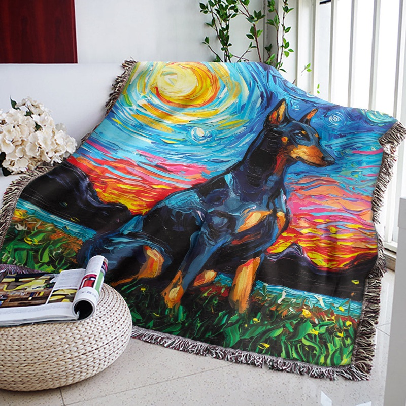 Doberman AA0510053S Throw Blankets For Sofa