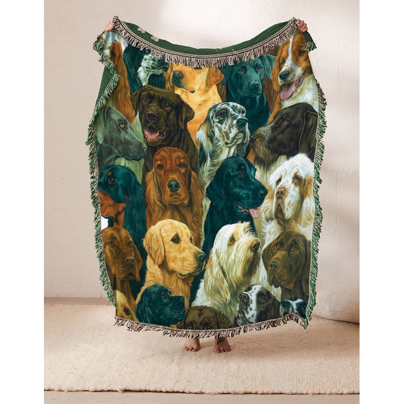 Dogs ML1810077S Throw Blankets For Sofa