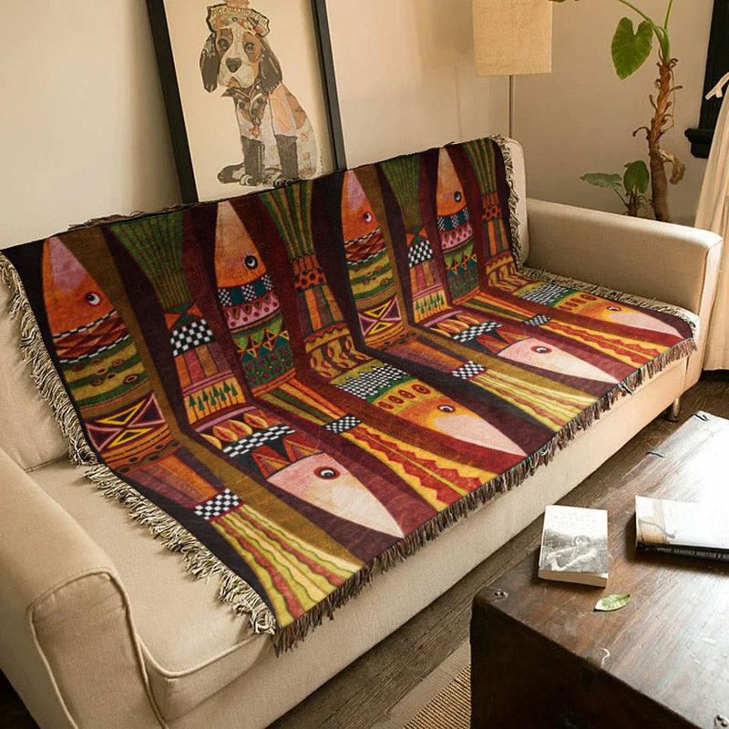 Fish TN1610064S Throw Blankets For Sofa