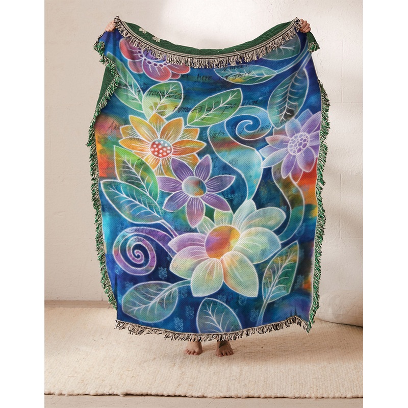 Flower DV2310151S Throw Blankets For Sofa