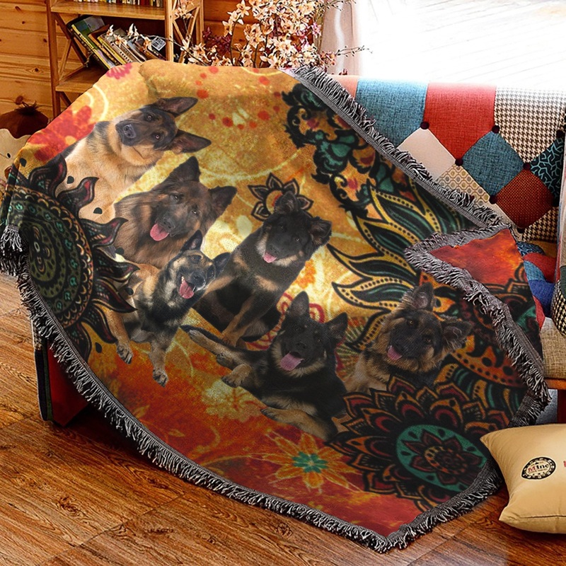 German Shepherd CG0310089S Throw Blankets For Sofa