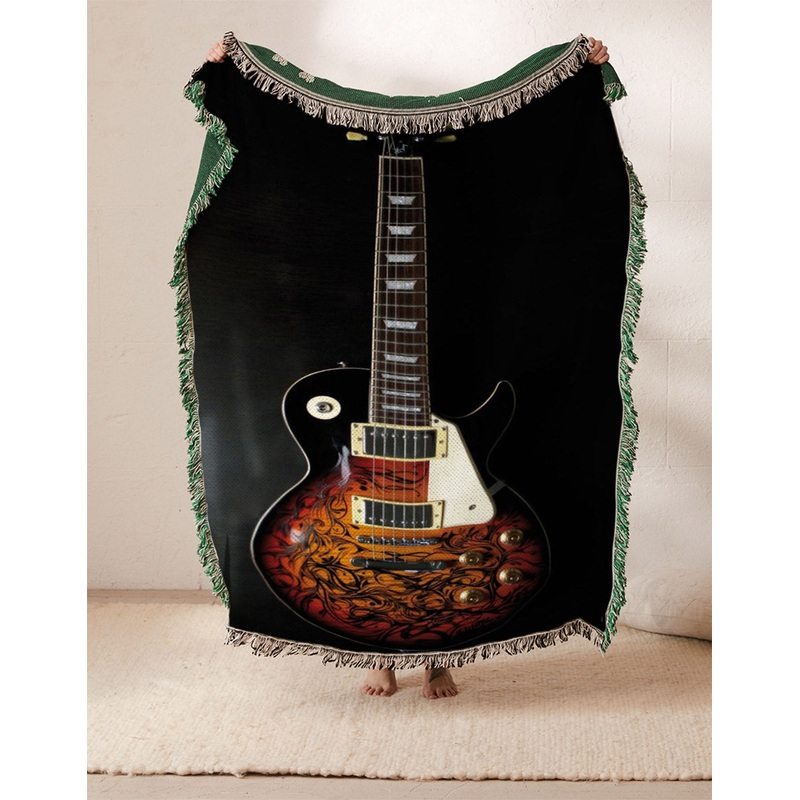 Guitar HN1410156S Throw Blankets For Sofa
