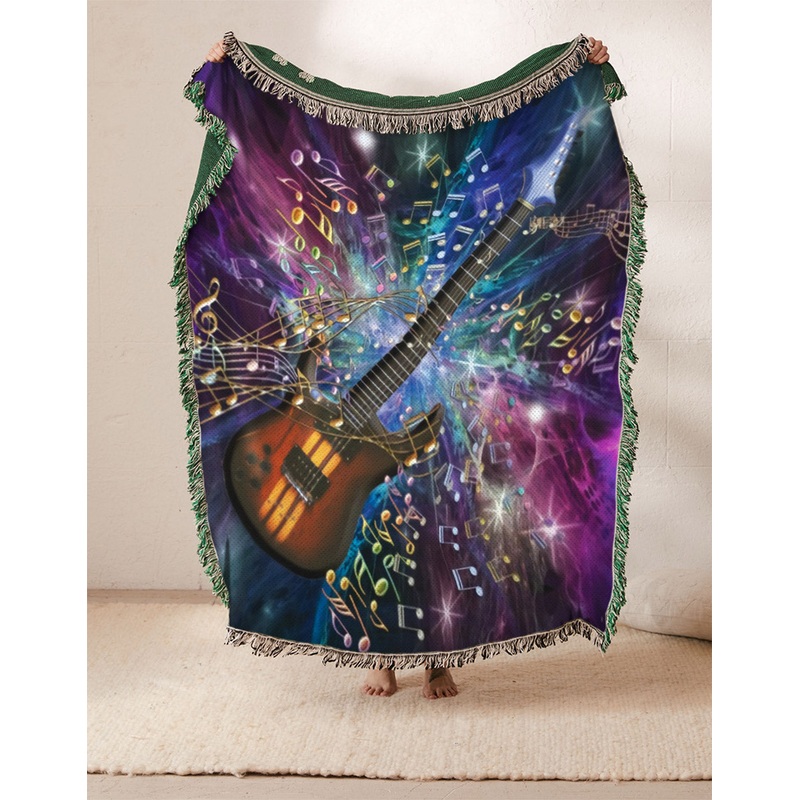 Guitar ML1710082S Throw Blankets For Sofa