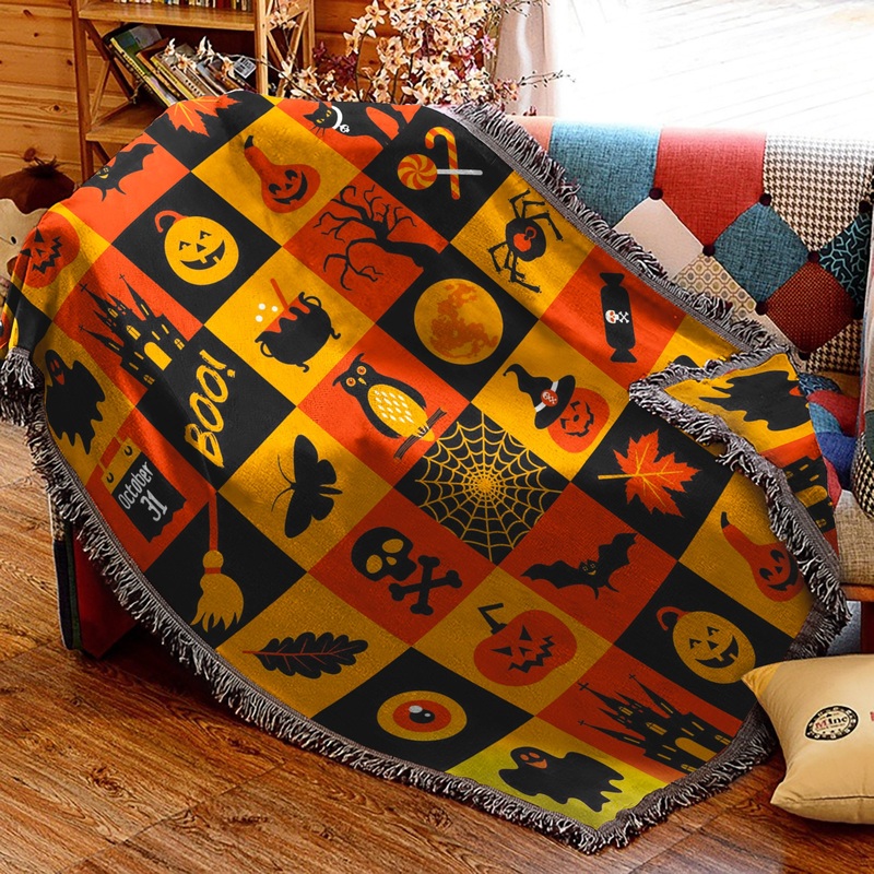 Halloween HM2409073S Throw Blankets For Sofa
