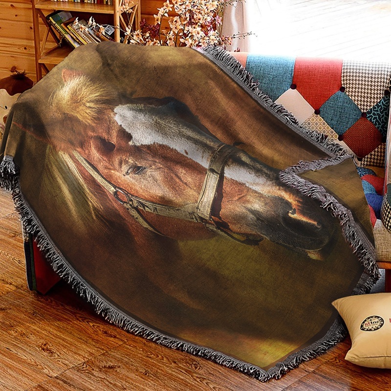 Horse NN2709059S Throw Blankets For Sofa
