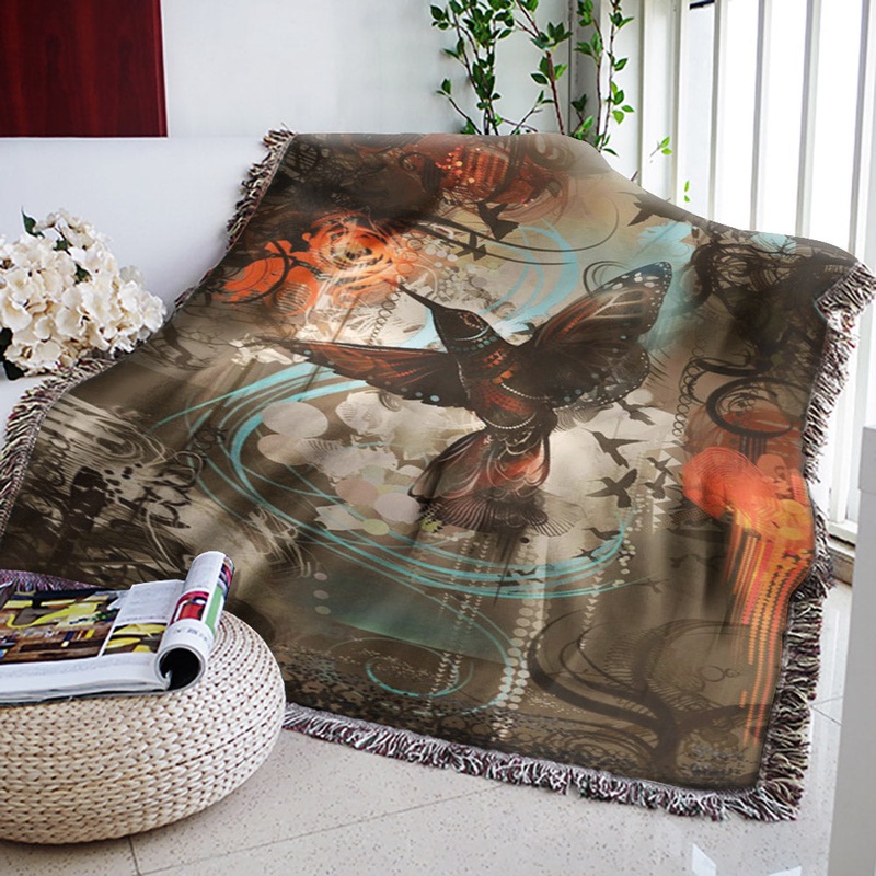 Hummingbird HM1410140S Throw Blankets For Sofa