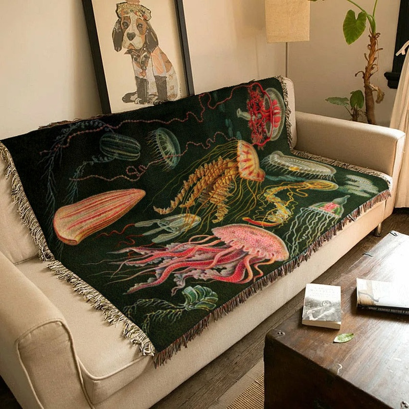 Jellyfishes HM0310116S Throw Blankets For Sofa