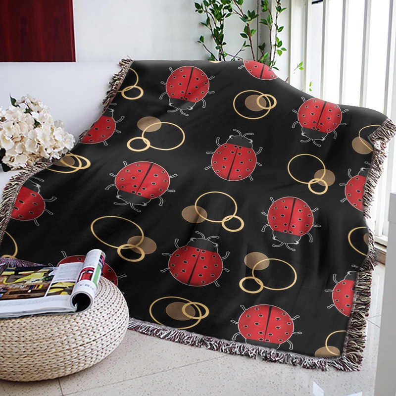 Ladybug TT0710098S Throw Blankets For Sofa