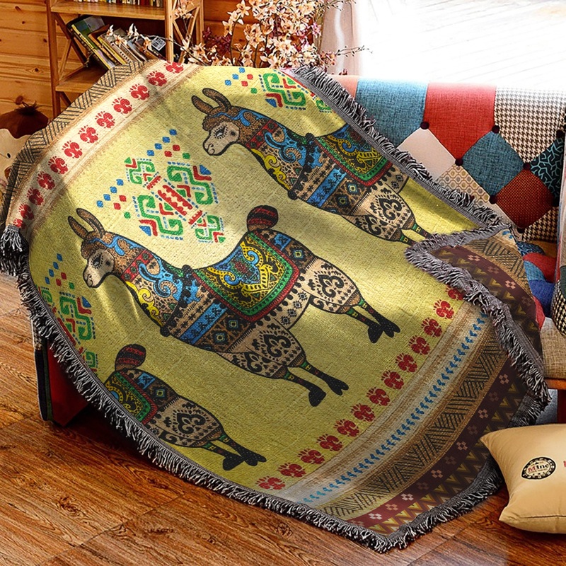 Llama TN2509071S Throw Blankets For Sofa