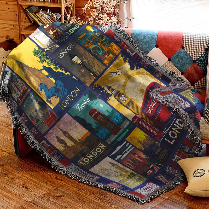 London HM2709083S Throw Blankets For Sofa