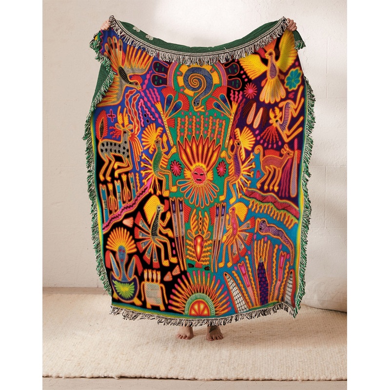 Mexican Tribal NP1610259S Throw Blankets For Sofa