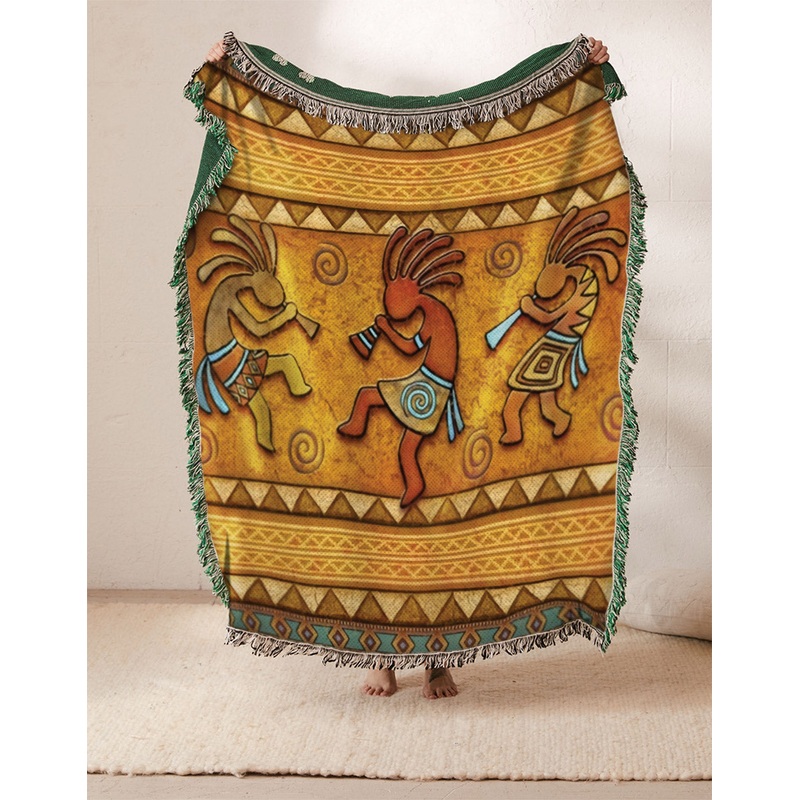 Native American Kokopelli DD1010212S Throw Blankets For Sofa