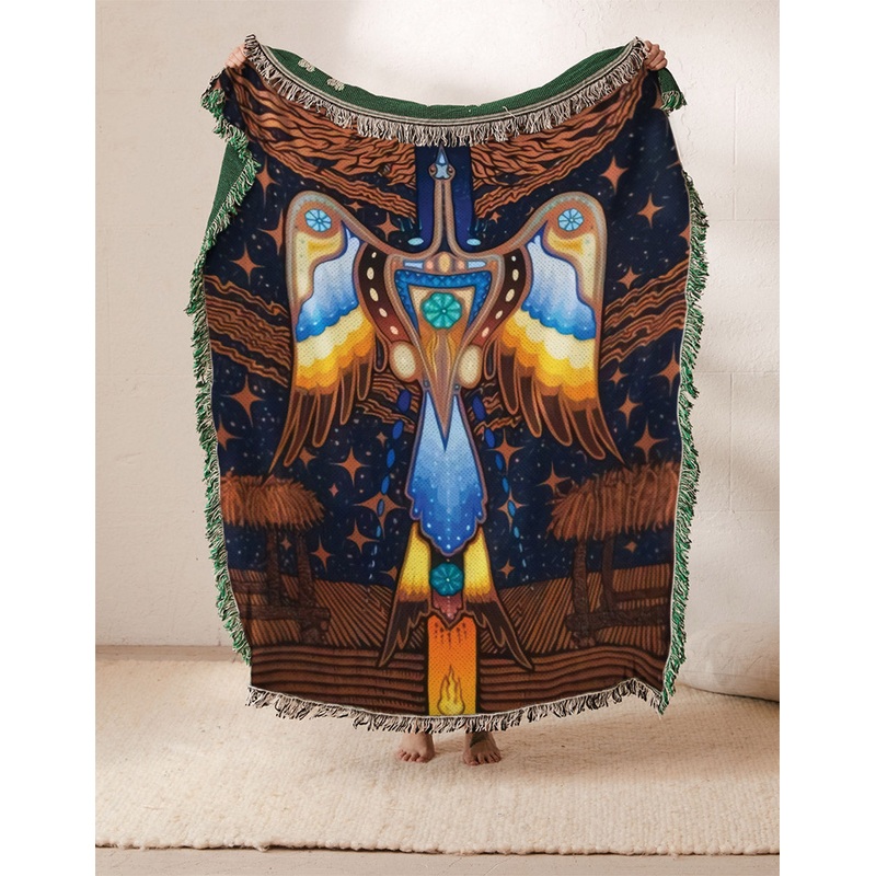 Native American Peyote Bird DD0910103S Throw Blankets For Sofa