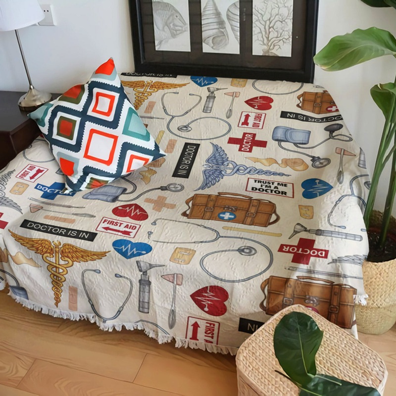Nurse HT2109146S Throw Blankets For Sofa