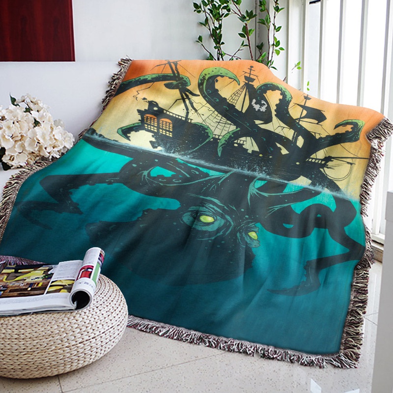 Octopus DT1910140S Throw Blankets For Sofa