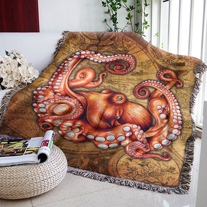 Octopus TL1610137S Throw Blankets For Sofa