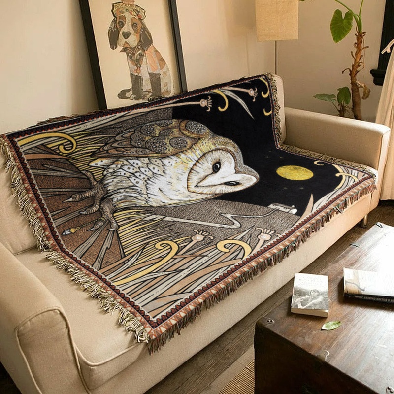 Owl NN0110118S Throw Blankets For Sofa