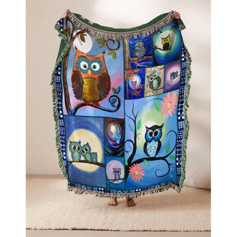 Owl NT1410198S Throw Blankets For Sofa