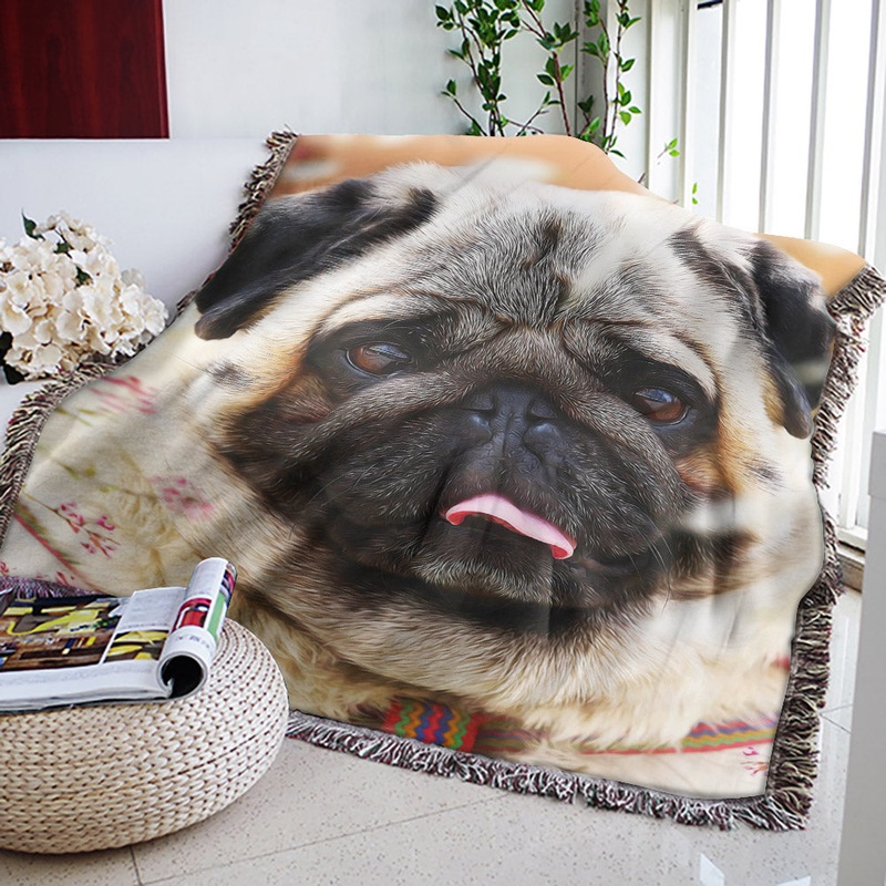 Pug TT0710145S Throw Blankets For Sofa
