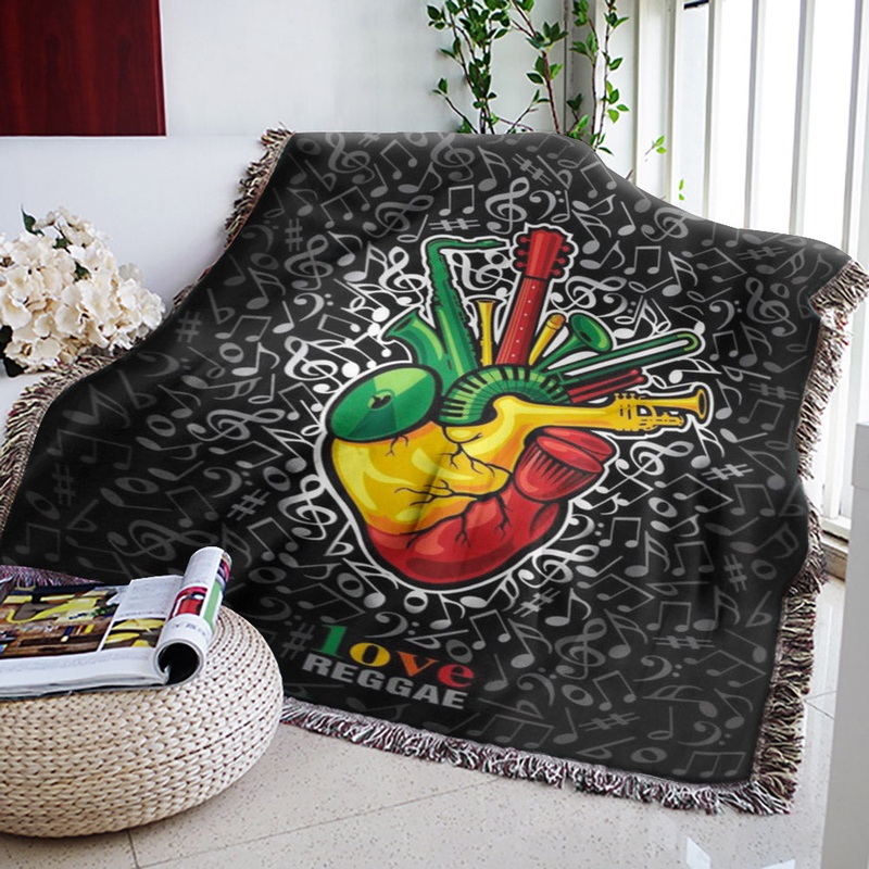 Rasta Reggae HM1610152S Throw Blankets For Sofa