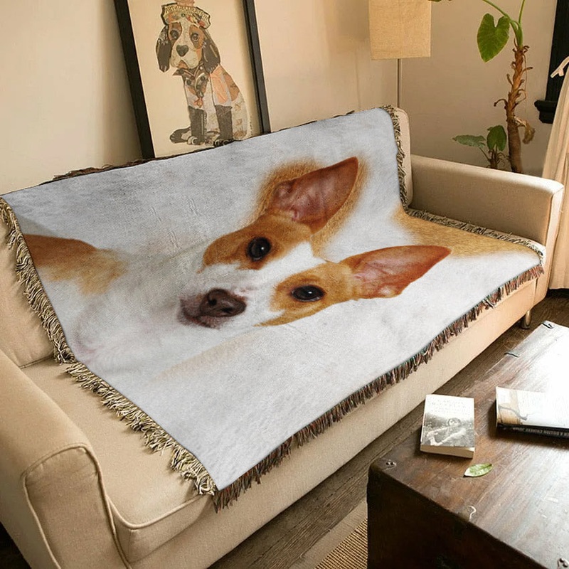 Rat Terrier HM0110132S Throw Blankets For Sofa