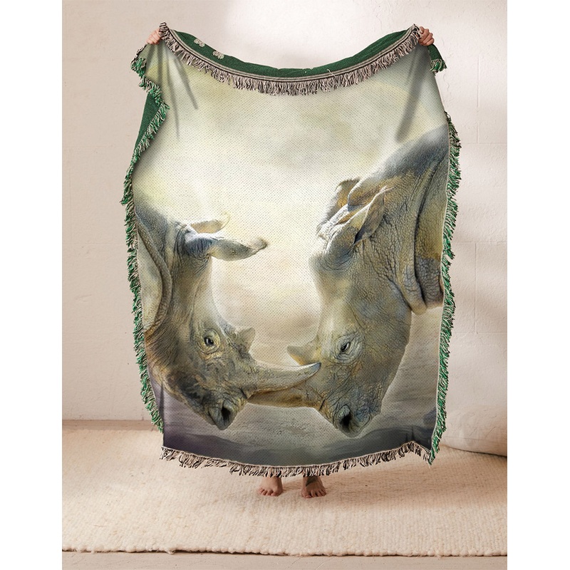 Rhino Love DD2210192S Throw Blankets For Sofa