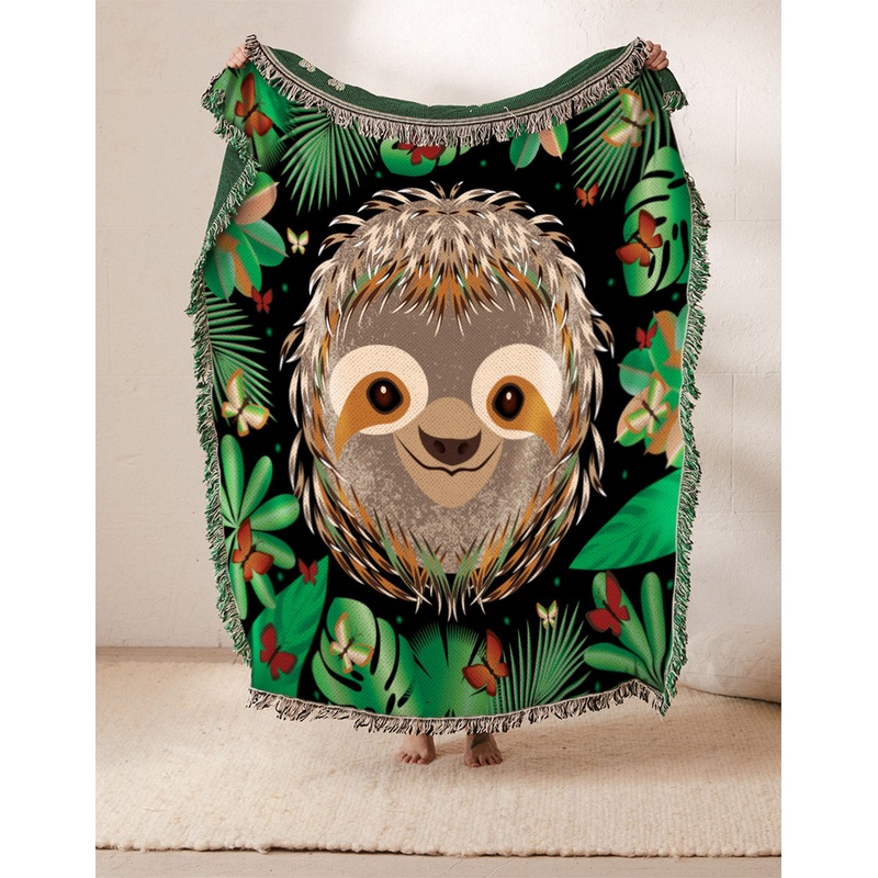 Sloth ML1810241S Throw Blankets For Sofa